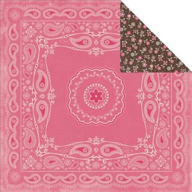 Imagem de Echo Park Paper Company Giddy Up Girl - Cartolina dupla face, 30,5 cm x 30,4 cm (12" x 12") - Calico 25 por