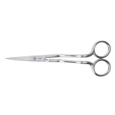 Imagem de Gingher Tesoura de bordado e aplique de curva dupla (15 cm) para cortar fios próximos ao tecido cortes afiados e suaves