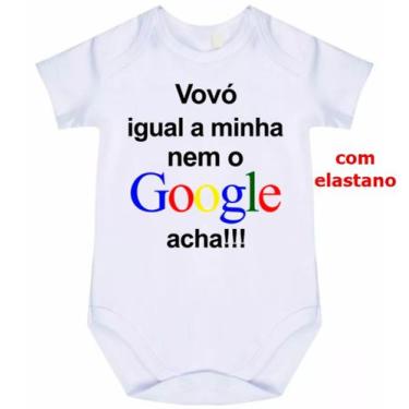 Imagem de body bebê vovó igual a minha nem o google acha cód 1370 - nick aloha, 