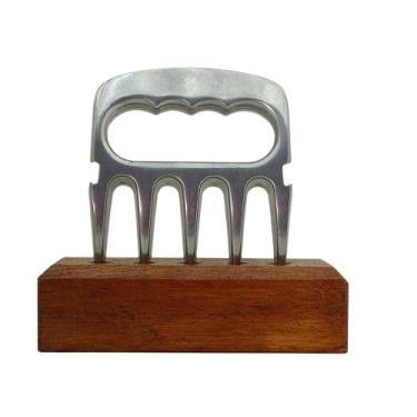 Imagem de Garra De Urso Com Suporte Para Churrasco Alumínio Slupshop