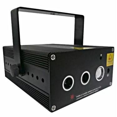 Imagem de Laser Strobo Canhão Projetor Holográfico Com Raios 250mw Dj Iluminação