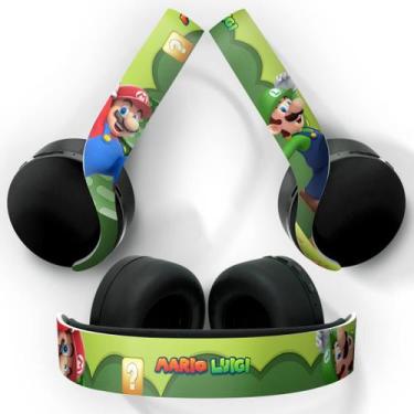 Imagem de Adesivo Compatível PS5 Headset Pulse 3D Playstation 5 Skin - Super Mar