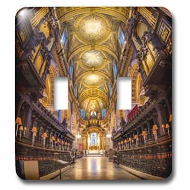 Imagem de 3D Rose LSP_227979_2 barracas de coro, altar e teto, catedral, St Pauls, London interruptor duplo