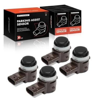 Imagem de A-Premium Sensor de assistência de estacionamento de reserva dianteiro e traseiro de 4 peças compatível com BMW e Mini selecionados - 540i xDrive, X3, X1, X6, 640i xDrive Gran Turismo, X4, X2, i8, i3,