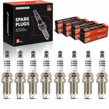 Imagem de A-Premium Velas de ignição Iridium Platinum (pacote com 8) compatíveis com Jeep Grand Cherokee, Commander e Dodge Ram 1500 2500 3500, Durango, Dakota, B1500, B2500, B3500 e BMW X5, 550i, 750i