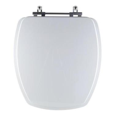 Imagem de Assento Sanitário Tampa de Vaso Branco Resina Poliester Thema para bac