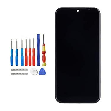 Imagem de Vvsialeek Tela LCD compatível com LG K31 LM-K300Q LMK300 tela sensível ao toque LCD de 5,7 polegadas, moldura preta com ferramentas