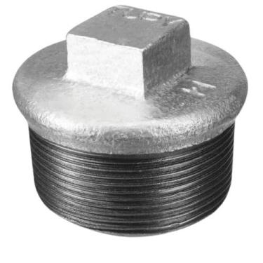 Imagem de Plug ou Bujão Ferro Galvanizado 3'' Polegadas - Tupy