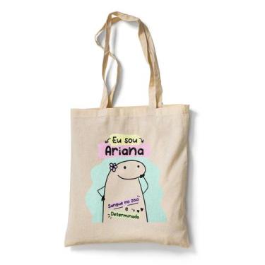 Imagem de Bolsa Ecológica Ecobag Flork Signo Aries Ariana - Premium