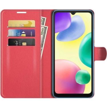 Imagem de Capa Capinha Carteira Para Xiaomi Redmi 10a Case Couro Flip - Danet, V