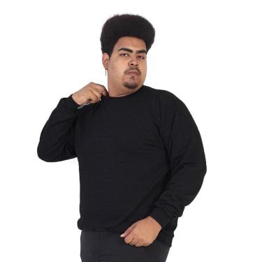 Imagem de Moletom Plus Size Masculino Sem Capuz-Masculino