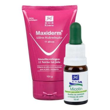 Imagem de Kit Micotin 10ml + Creme Nutritivo Maxiderm 100gr - RHR Cosméticos