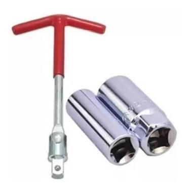 Imagem de Chave De Vela Articulável c/ Soquete E Encaixe 16/21Mm Cinoy