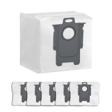 Imagem de Pacote com 6 sacos de pó a vácuo para Roborock Q7 M5+, Q10 S5+, Q10 X5+, Q5 Max+, S8 Pro Ultra, Q7 Max+/Max, Q8 Max+, S7 Pro Ultra, Q5+, S7 MaxV Ultra Robot Clean Dirt Disposal Bag de 2,7 L