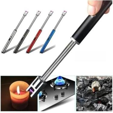 Imagem de Kit 4 Acendedor De Fogão Isqueiro Eletrico Fogão Churrasqueira Vela Or