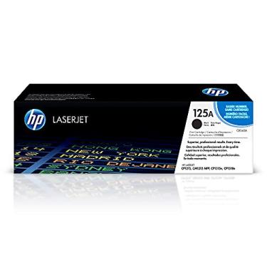 Imagem de HP Cartucho de toner preto 125A | Funciona com HP Color LaserJet série CM1312 MFP, HP Color LaserJet CP1215, CP1515, CP1518 Series | CB540A