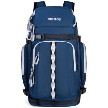 Imagem de REINOS Mochila Para Botas De Esqui De Viagem - Bolsas Duráveis Para Botas Para Acessórios De Esqui, Bolsa Para Patins De Neve Acolchoada Resistente À Água De 50L - Bolsa Para Equipamentos De Esqui P