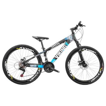 Imagem de Bicicleta Aro 26 Alumínio Viking Tuff X 25 Freeride F. Disco 21V Grupo Shimano Tourney Suspensão Dianteira