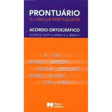 Imagem de Prontuario Da Lingua Portuguesa - Acordo Ortografico