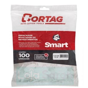 Imagem de Espaçador nivelador 1,5 mm smart - pacote c/ 100 un