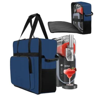Imagem de CouldyCasi Bolsa de transporte para máquina Ninja SLUSHi Slushie, portátil para máquina de bebidas congeladas ao ar livre, bolsa de viagem, design de abertura frontal, bolsa para máquina Slushie Ninja