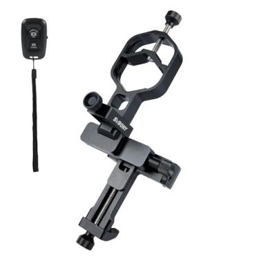 Imagem de SVBONY SV214 Pro Adaptador universal para smartphone de 3 eixos, adaptador Digiscoping com suporte para controle remoto com diâmetro de ocular de 28 a 48 mm