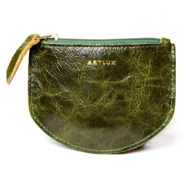 Imagem de Porta Moedas em Couro Artlux 3065, Verde escuro