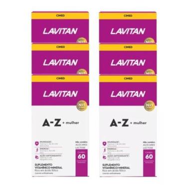 Imagem de Kit 6 Suplemento Lavitan A-Z Mulher Com 60 Cp - Cimed