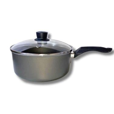 Imagem de Caçarola Panela 20cm Marcolar Antiaderente - Gal Alumínios, Grafite Bl