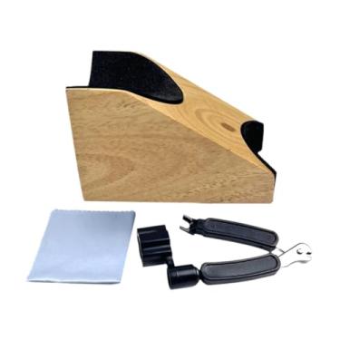 Imagem de Suporte de suporte do pescoço da guitarra Berço de berço Sleek 3 em 1 guitarra Winder Luthier Tools Repair Ferramentas para Banjo Mandolim Violin