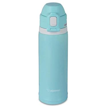 Imagem de Zojirushi Garrafa de água potável direta SD-CS50-GM, tipo esportivo, aço inoxidável, garrafa de canudo, 0,52L, menta