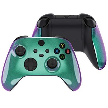 Imagem de eXtremeRate Chameleon Capa de reposição para controles Xbox Series X, painéis laterais personalizados, revestimento frontal para controle Xbox Series S, controle não incluído