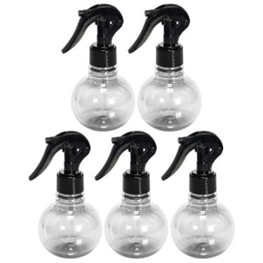 Imagem de Borrifador Mini Bolinha Spray com Gatilho 180ml 5 Und (Transparente)