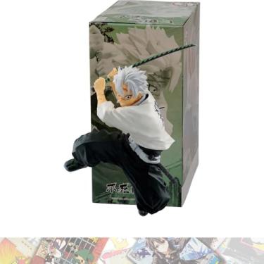 Imagem de Sanemi Shinazugawa: 14cm Vibration Stars Statue Figurine Bundled with 1 A.C.G. Compatible Theme Trading Card (89361)