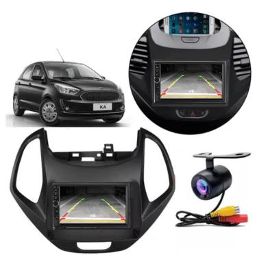 Imagem de Central Multimídia 2 Din Mp5 Ford Ka-ka+ Câmera Moldura Pt