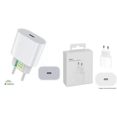 Imagem de Carregador 20W Turbo Fonte USB-C Compatível Modelo Iphone11,12,13 - in