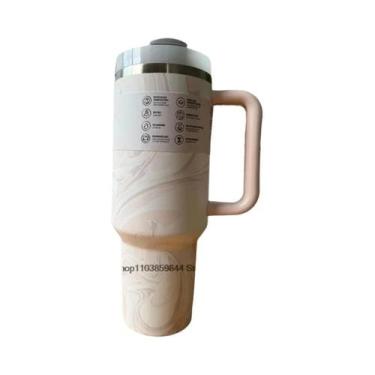 Imagem de Garrafa Térmica De Aço Inoxidável De Grande Capacidade (1,18L) Com Tam