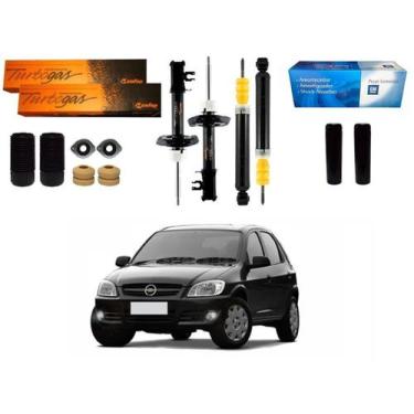 Imagem de Kit amortecedor dianteiro traseiro cofap original chevrolet celta 1.0 