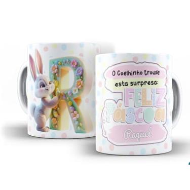 Imagem de Caneca branca ALFABETO PÁSCOA (R)