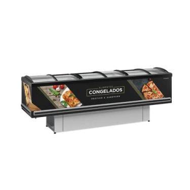 Imagem de Ilha para Congelados Gelopar Dupla Ação Preto 819 Litros GESV-290CL - 