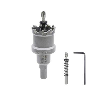 Imagem de Rannb Cortador de furo de carboneto de serra de carboneto de 33 mm para aço inoxidável, ferro, cobre