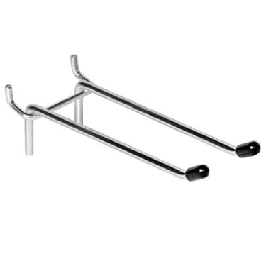 Imagem de Nlmyt 10 peças de pinos para placa de pinos, acessórios para quadro de pegboard, ganchos de 15 cm cabem com orifício de placa de 1/10.2 cm, ganchos utilitários de ferramentas de placa de pino