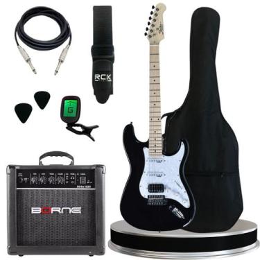 Imagem de Kit Completo Guitarra Stratocaster Shelter SSW ASH PRO, SSWASHPRO-TBK