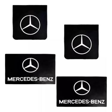 Imagem de 4 Parabarro Lameiro Diant. + Tras. Caminhão Mercedes Benz