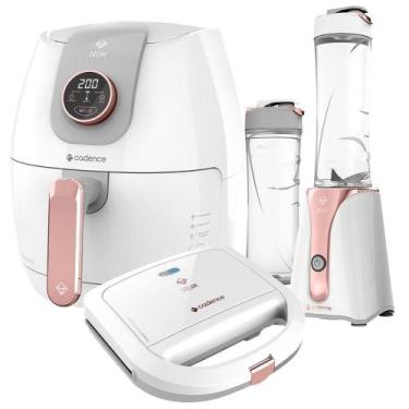 Imagem de Kit Cadence Dream Rosé Gold - Fritadeira - Blender  Sanduicheira 220V