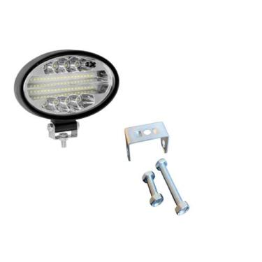 Imagem de Farol Led 144w Oval 12v-24v Caminhão Maquina Agrícola Trator - AUTOVEX