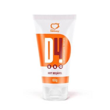 Imagem de Gel Lubrificante Íntimo D4 - BEIJÁVEL Sabor Laranja HOT - 60g - SEXY F