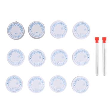 Imagem de Kit de pulseira de fios de miçanga elástica 12 rolos de 12 rolos 0,8 mm de corda com agulhas para jóias fabricando suprimentos de criação