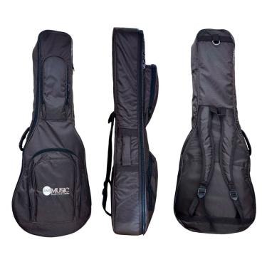 Imagem de SEMI CASE RÍGIDO P/ VIOLÃO CLÁSSICO MARROM "AMS"