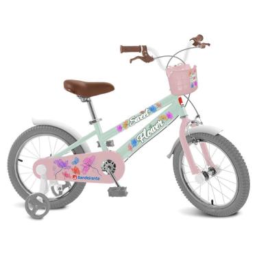 Imagem de Bicicleta Aro 16 Sweet Flower Menta - Bandeirante